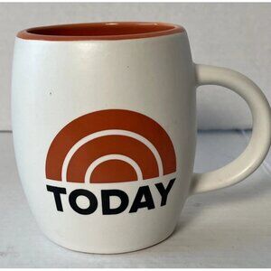 NBC Today Show 2019 Ceramic Coffee Mug 16 oz Orange White TV Logo